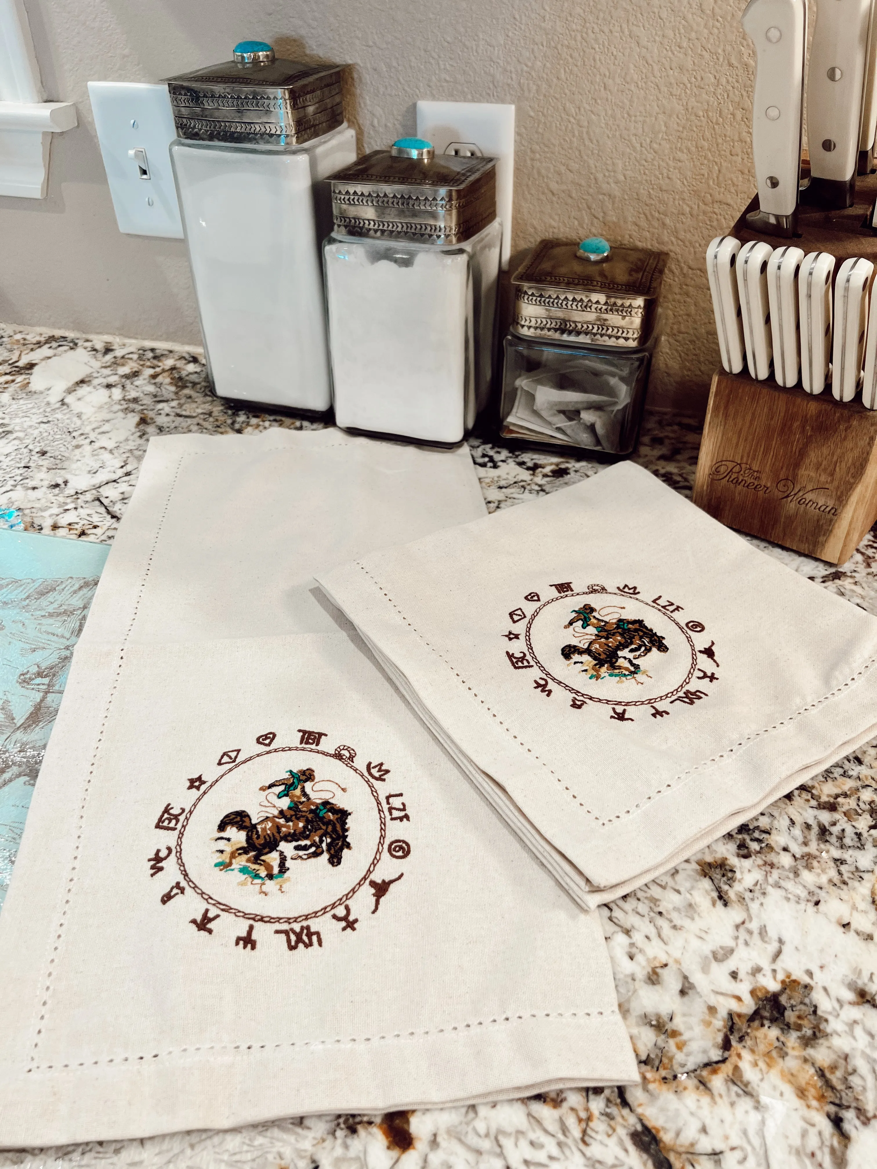 The Bronc Napkin Set