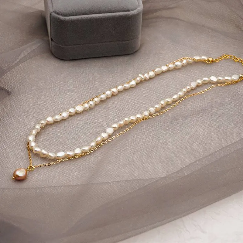 TINA Layered Pearl Necklace and Bracelet (Purchase Individually)