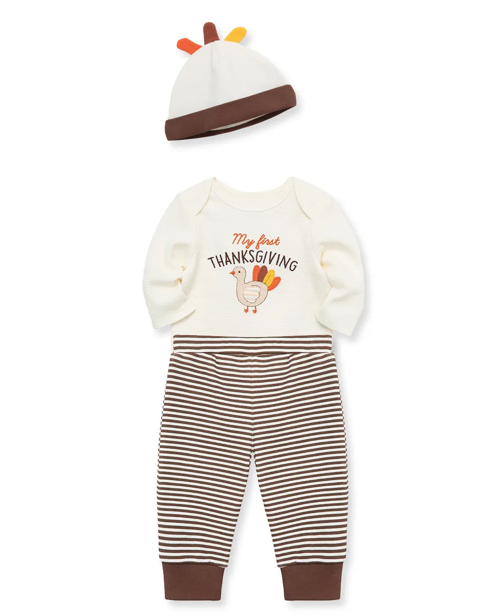 Turkey Bodysuit & Pant Set