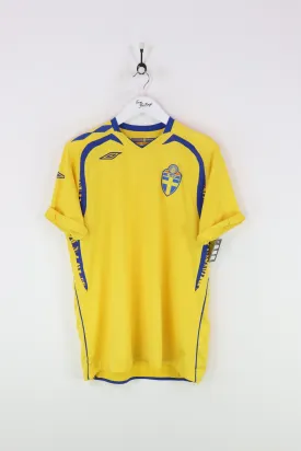 Umbro Sweden Football Shirt Yellow XL