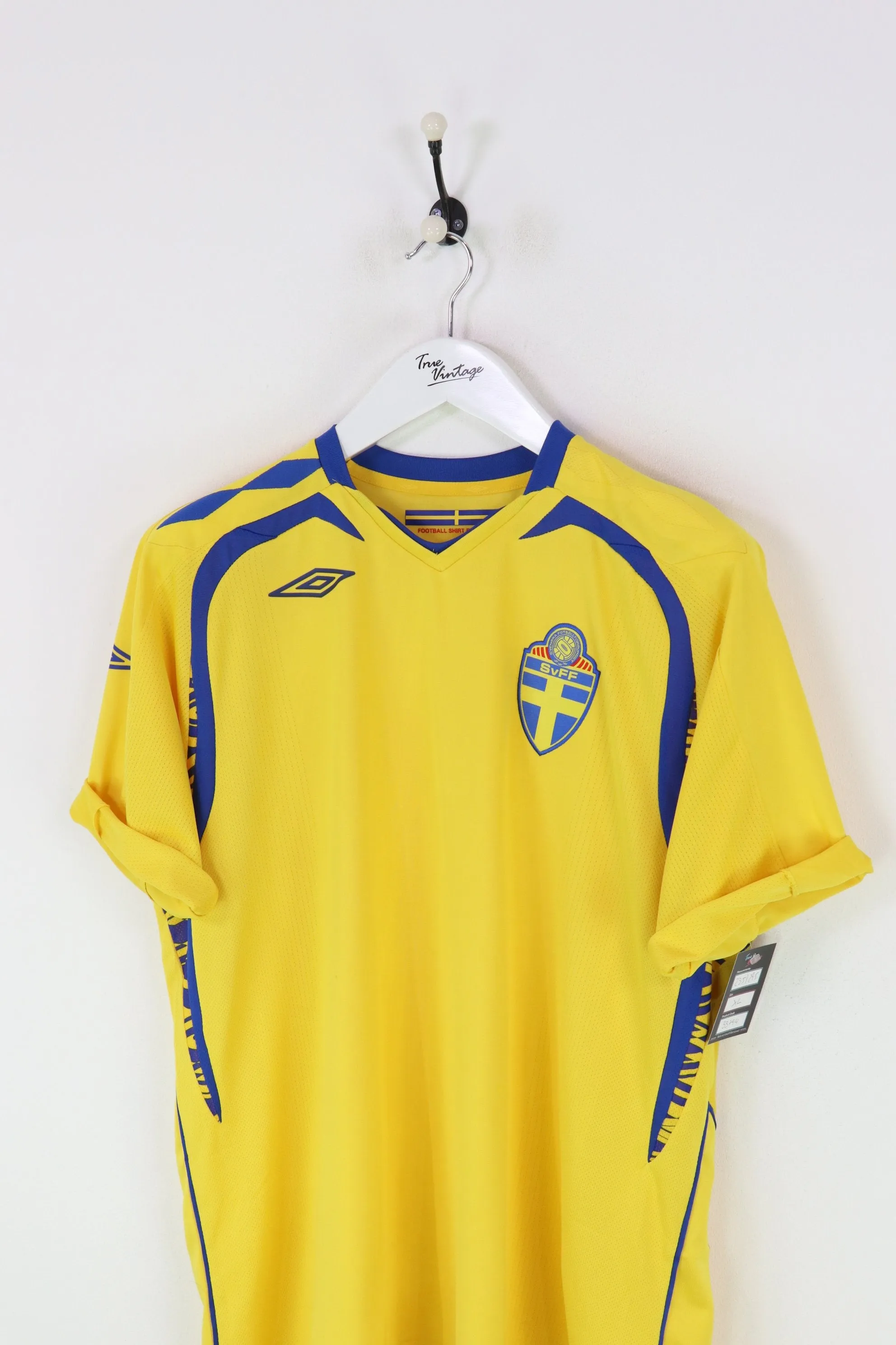 Umbro Sweden Football Shirt Yellow XL