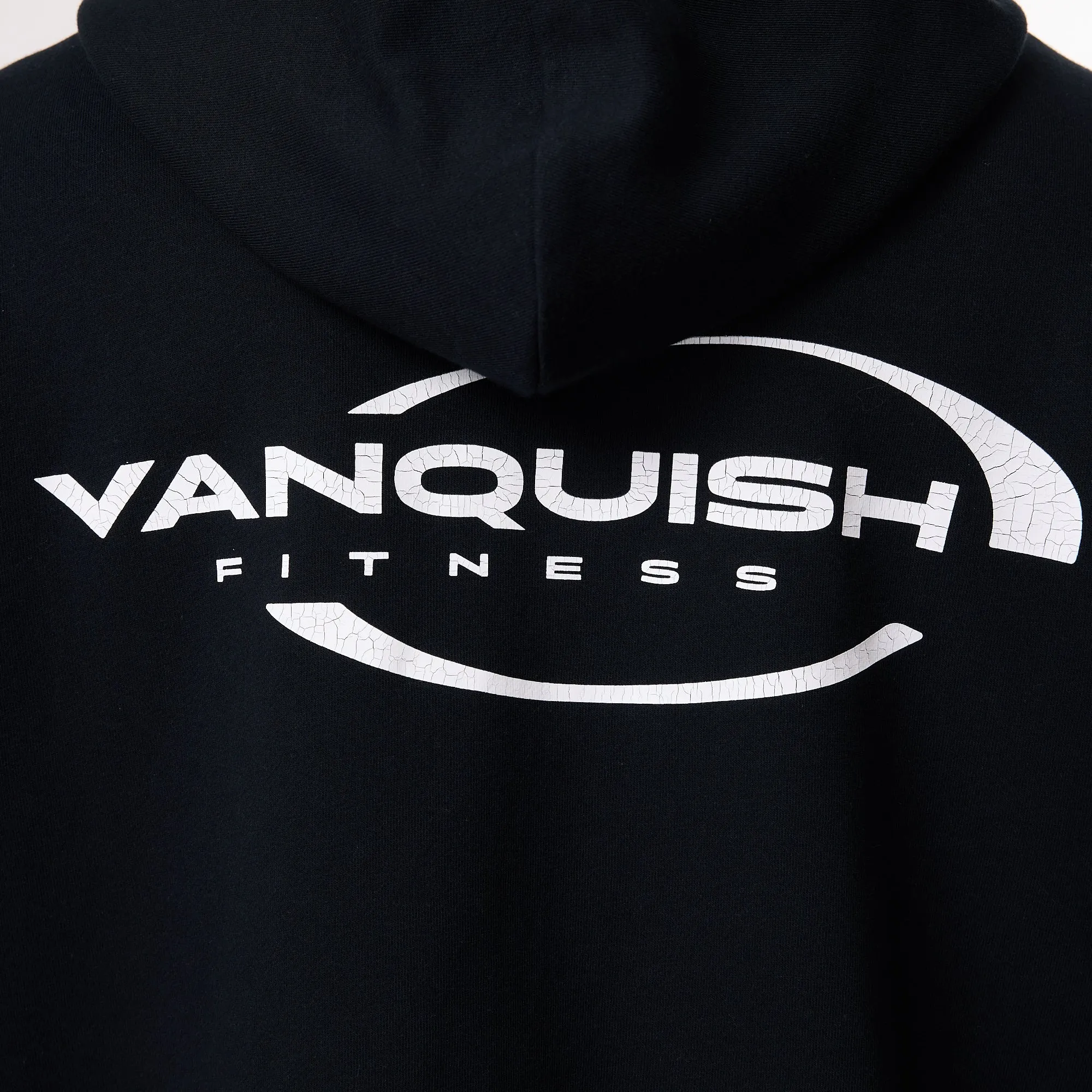 Vanquish Enhance Black Cropped Zip Through Hoodie