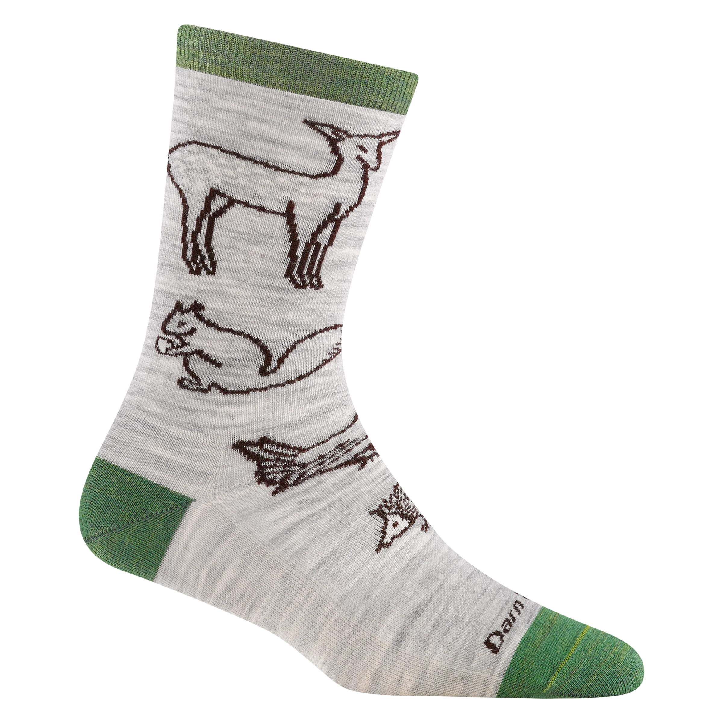 Women's Woodland Creatures Crew  Lightweight Lifestyle Sock