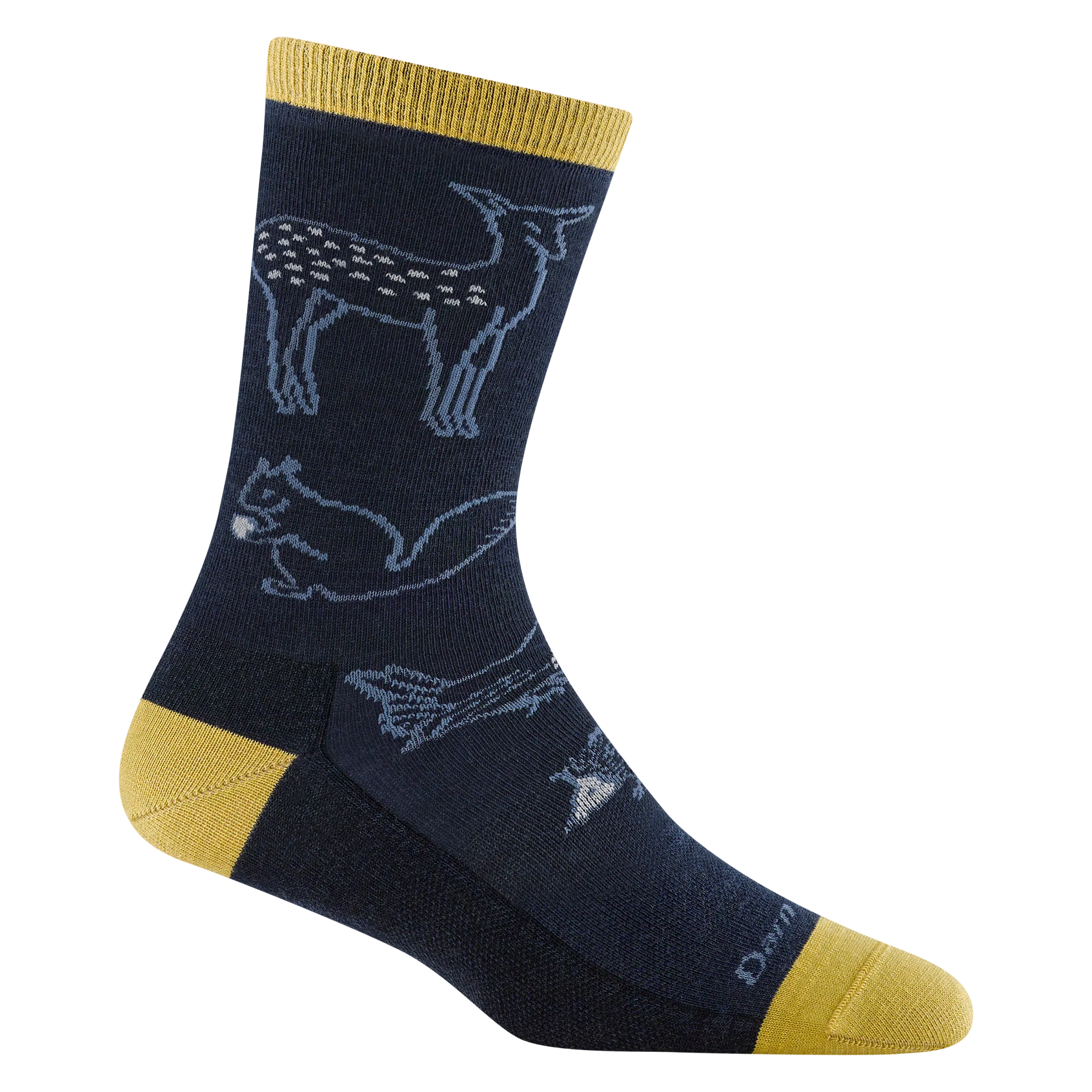 Women's Woodland Creatures Crew  Lightweight Lifestyle Sock